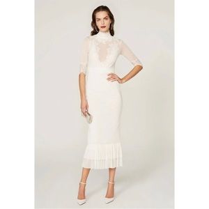 HAH Take a Bow White Dress Size M